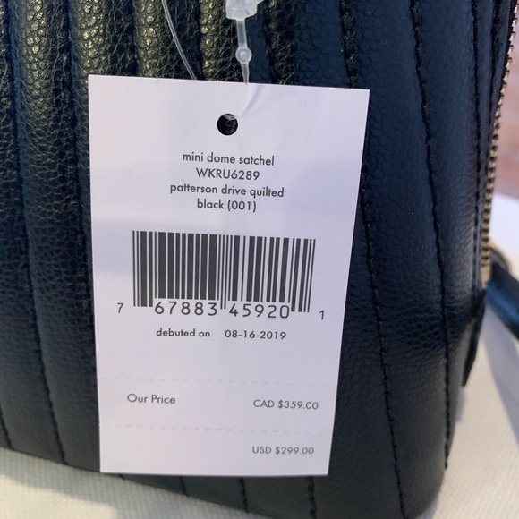NWT Kate Spade Quilted Dome Satchel Crossbody Bag - Picture 9 of 9